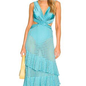PatBO Sleeveless Beach Dress in Curacao NWT - Medium
